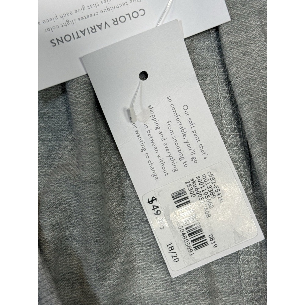 Livi Active Lane Bryant Knit Jogger Pants Women Size 18/20 Pink Gray Comfort NWT - Picture 6 of 12